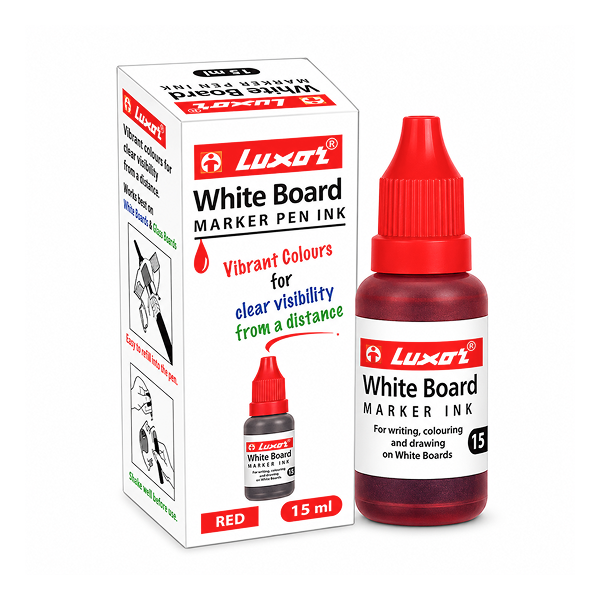 Luxor White Board Marker Ink Red